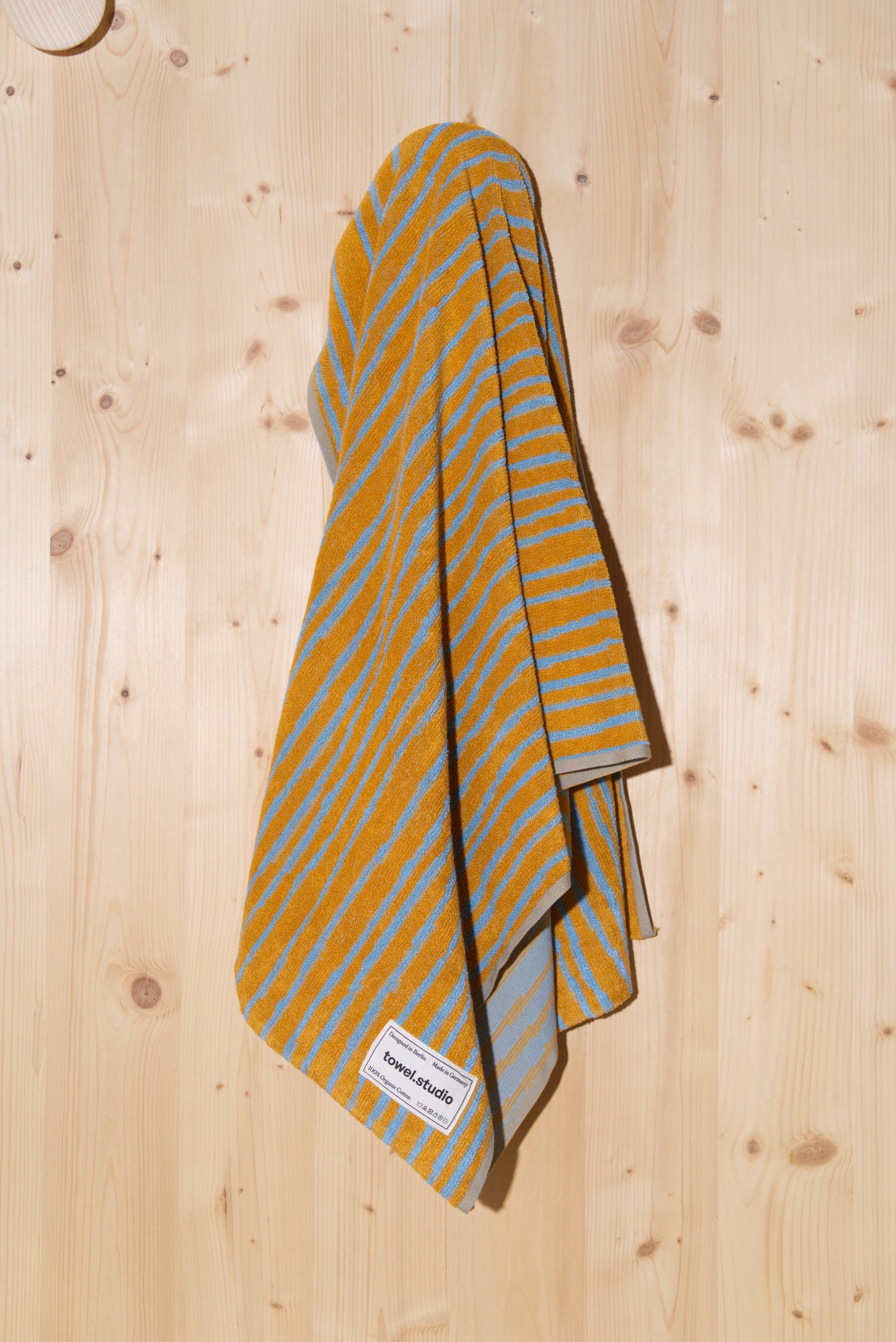 Stripe Bath Towel | Caramel & Sky