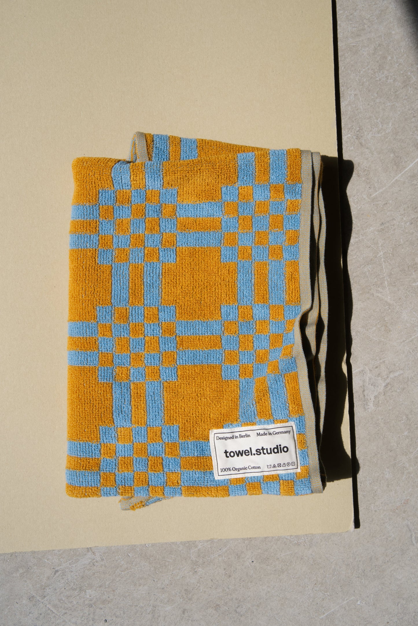 Weave Bath Towel | Caramel & Sky