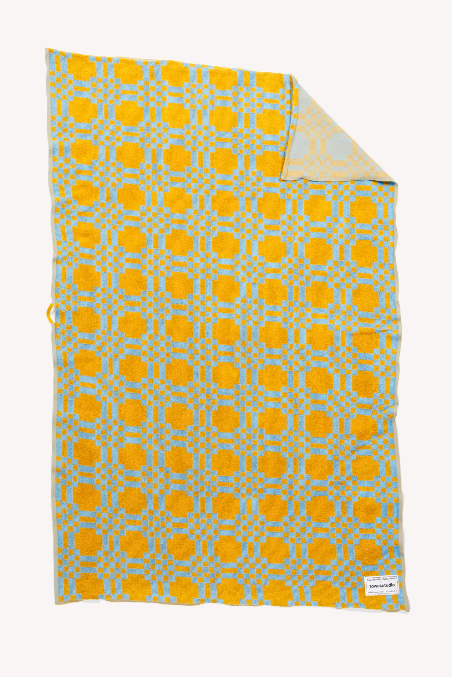 Weave Beach Towel | Caramel & Sky