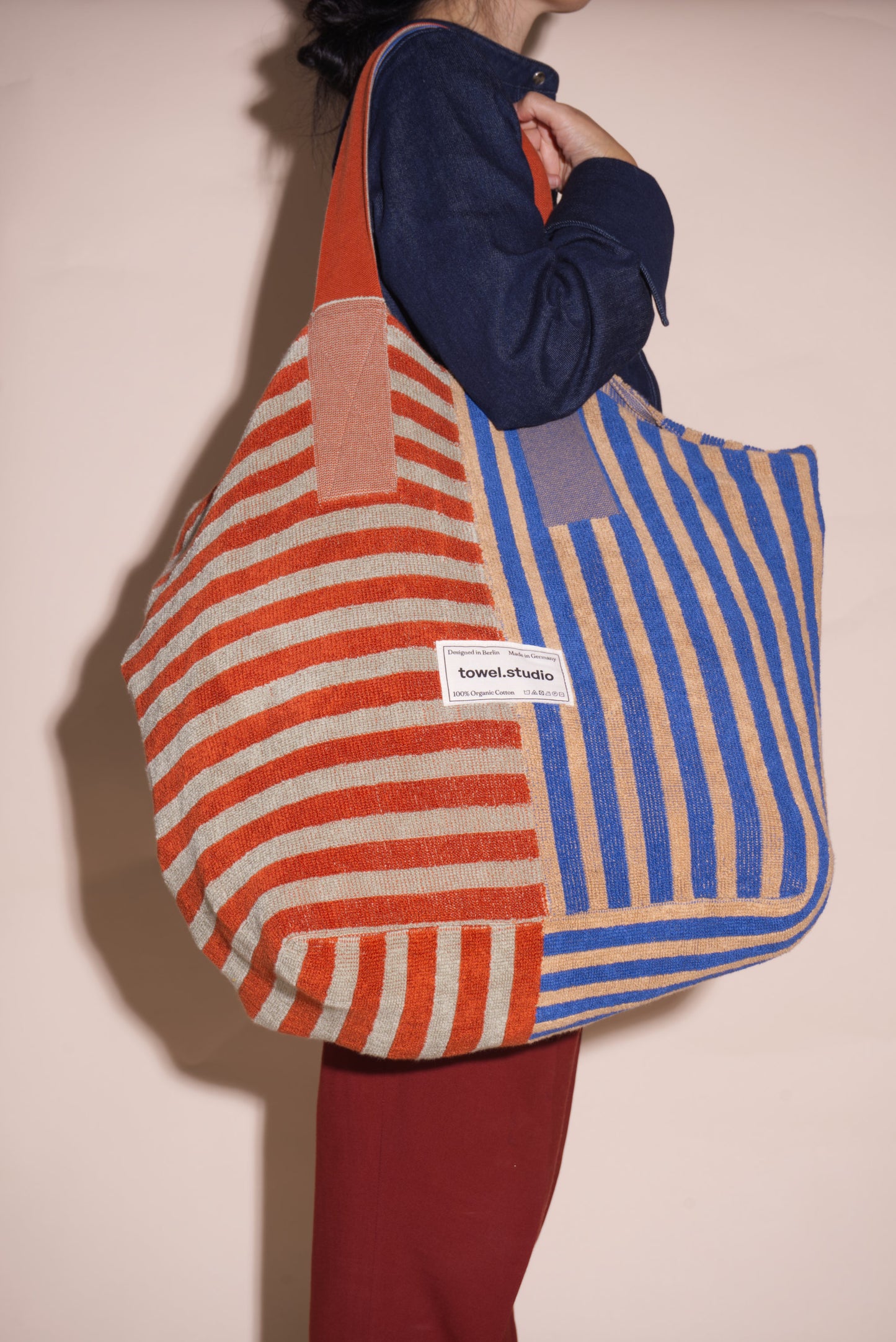 Crosswalk Beach Bag | Terracotta Breeze