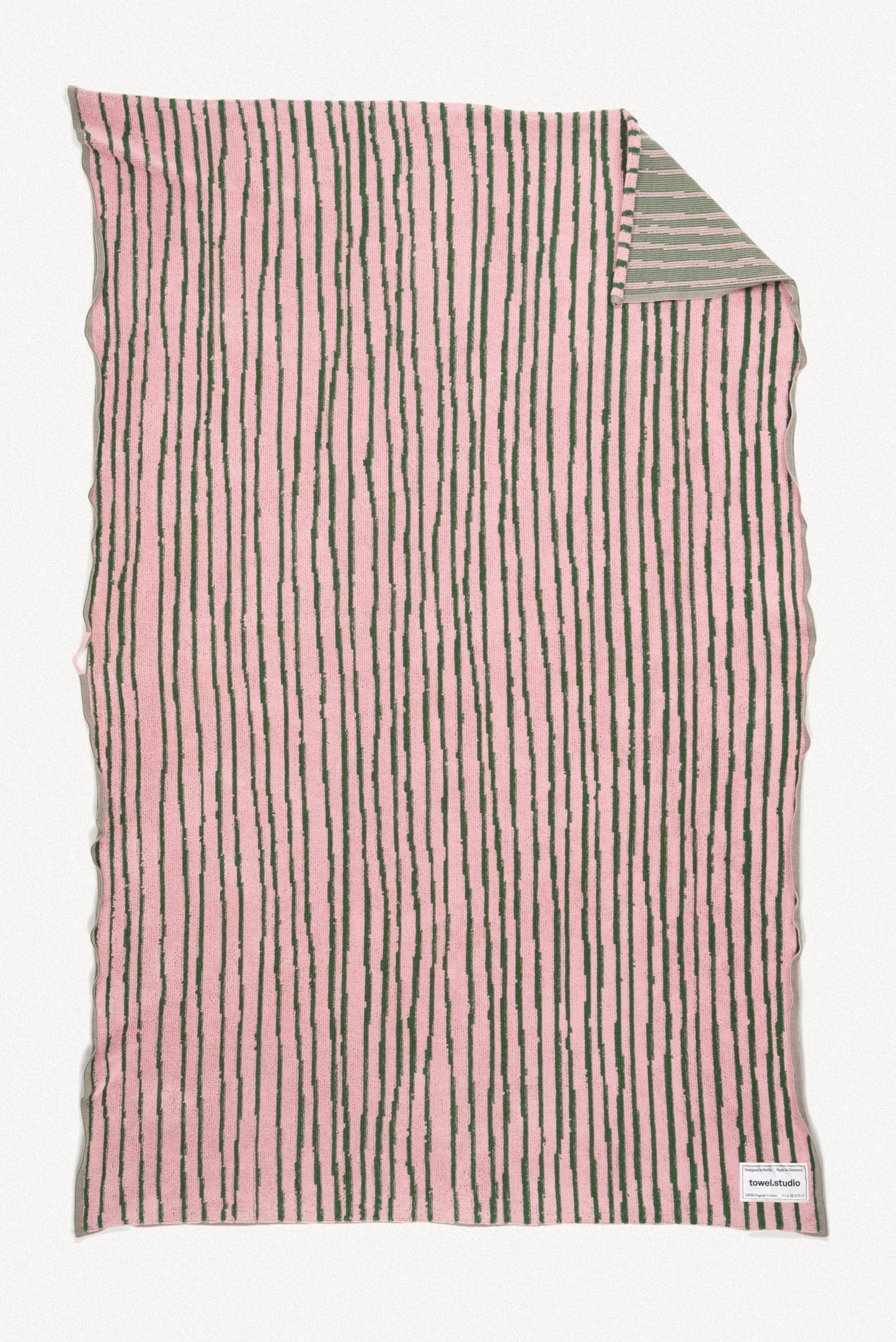 Stripe Strandtuch | Pink & Green