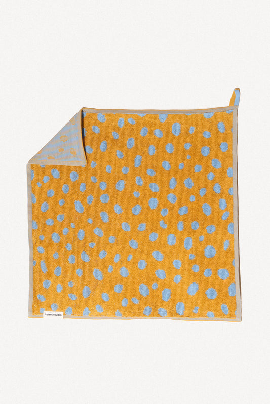 Pebbles Guest Towel | Caramel & Sky