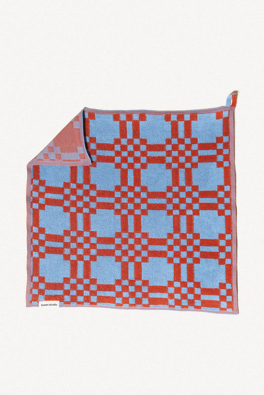 Weave Guest Towel | Sky & Brick