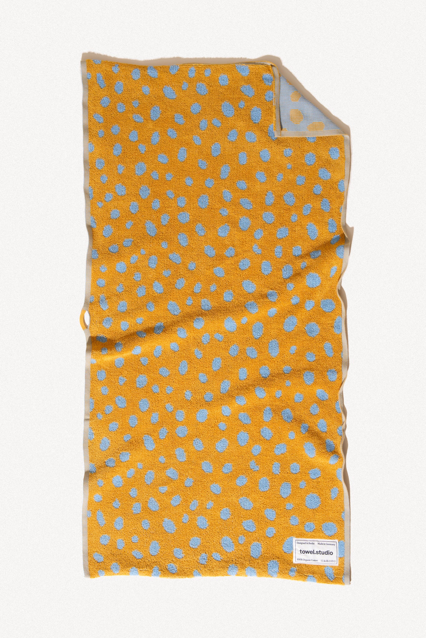 Pebbles Gym Towel | Caramel & Sky