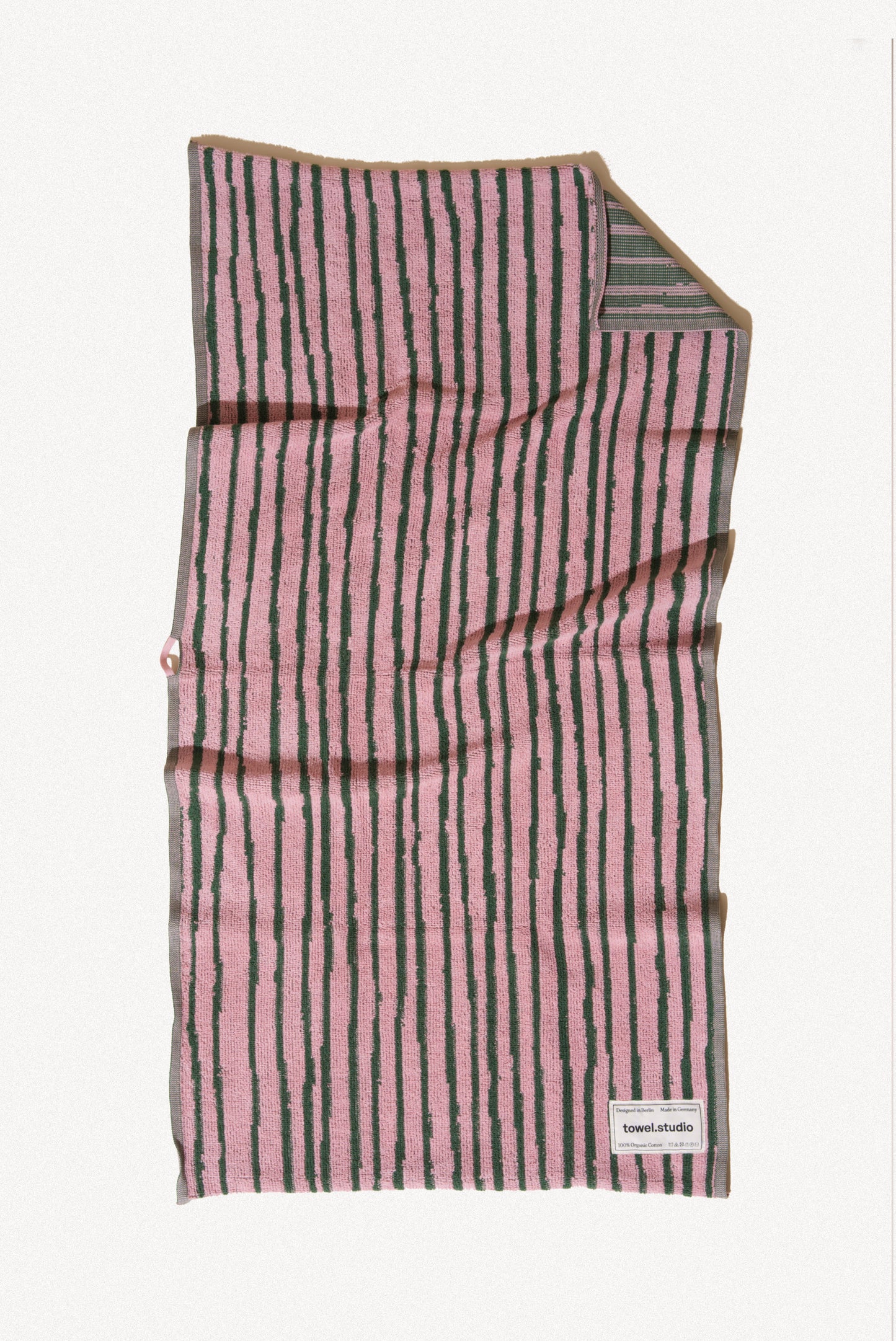 Stripe Handtuch | Pink & Green