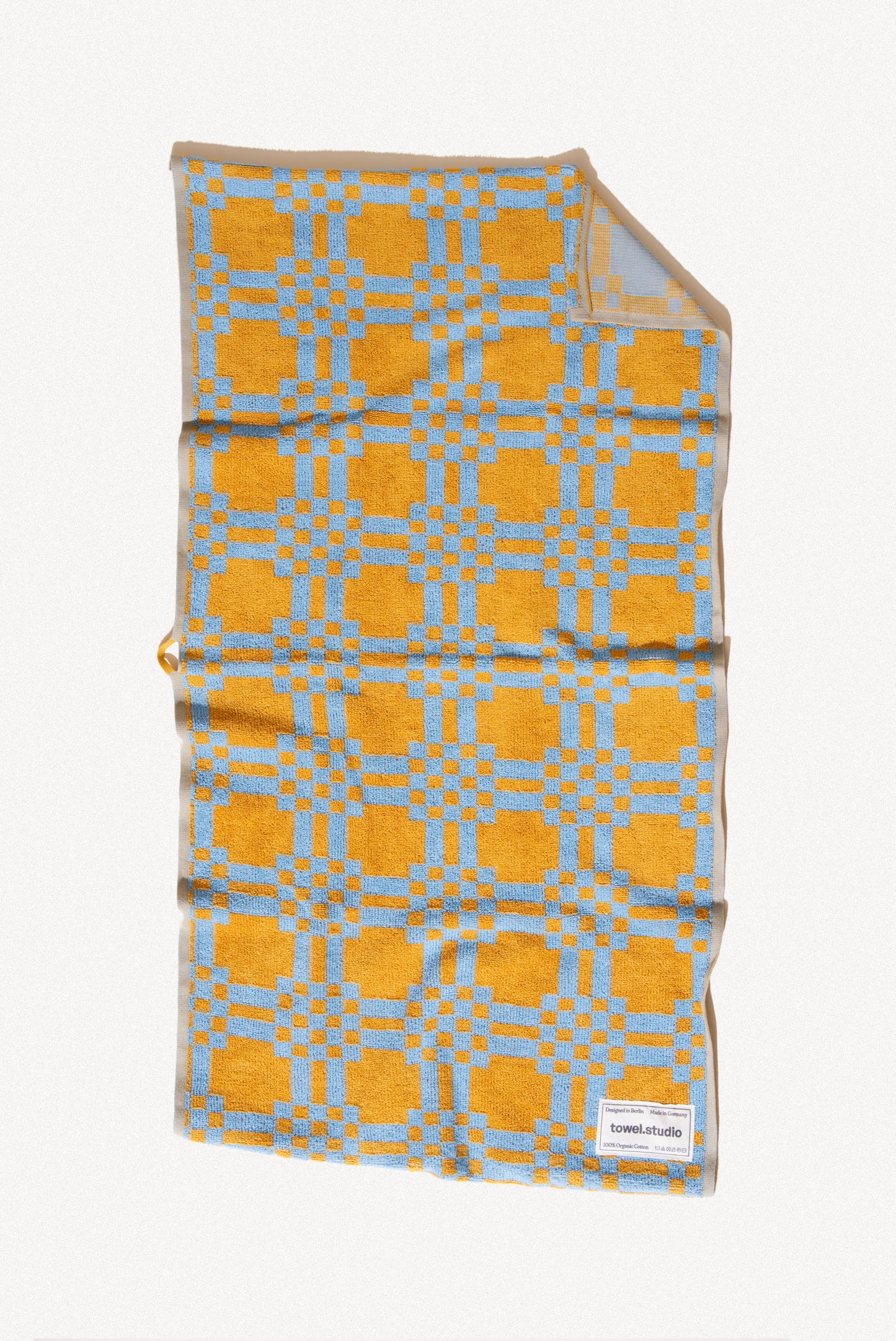 Weave Gym Towel | Caramel & Sky