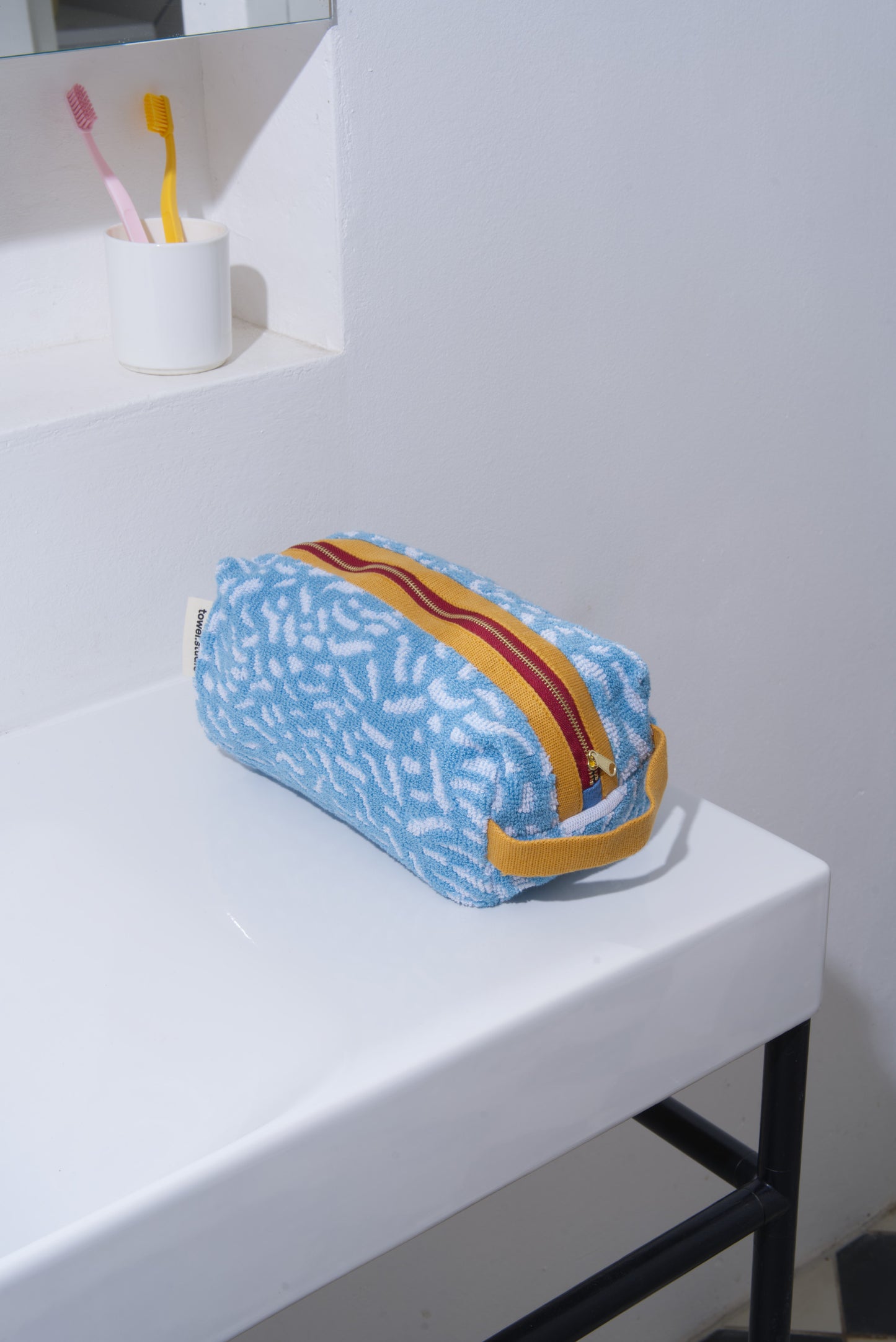 Worm Toiletry Bag | Sky Blue | Large