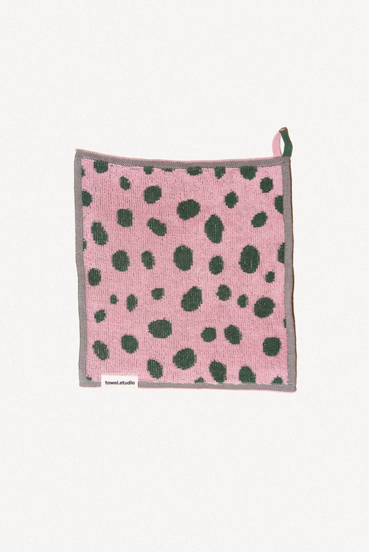 Pebbles Wash Cloth | Pink & Green