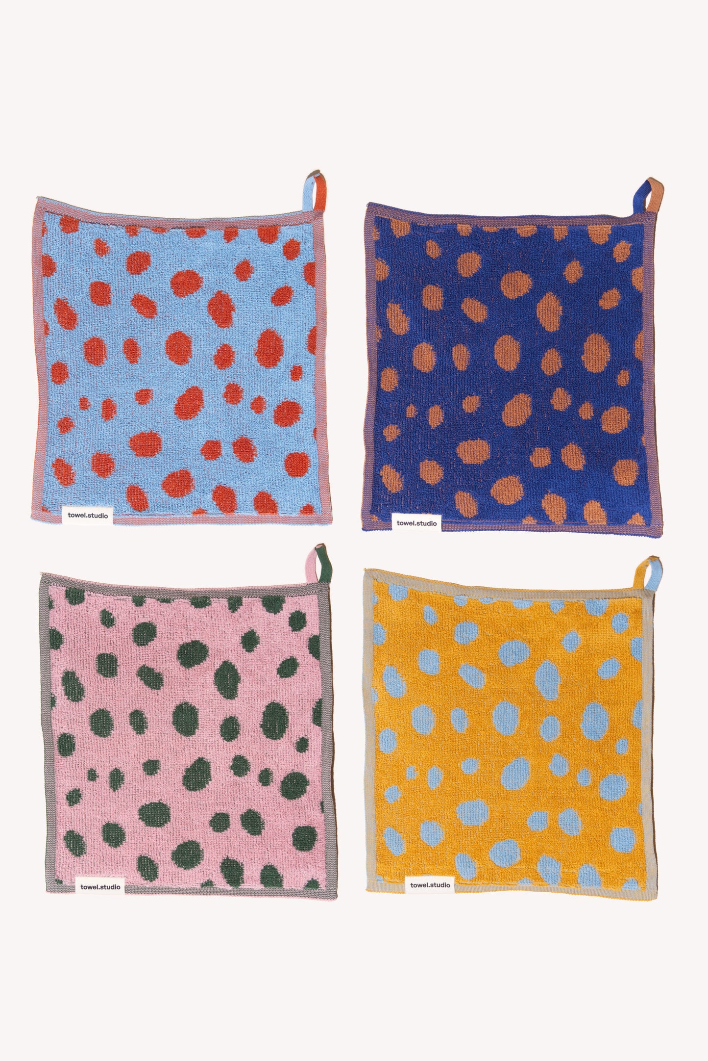 Pebbles Wash Cloths 4 Pcs Set | All 4 Colors