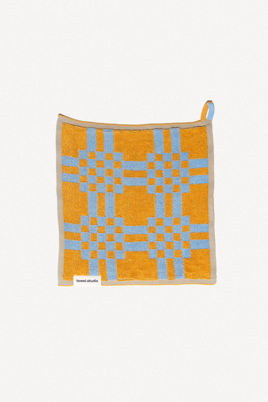 Weave Wash Cloth | Caramel & Sky