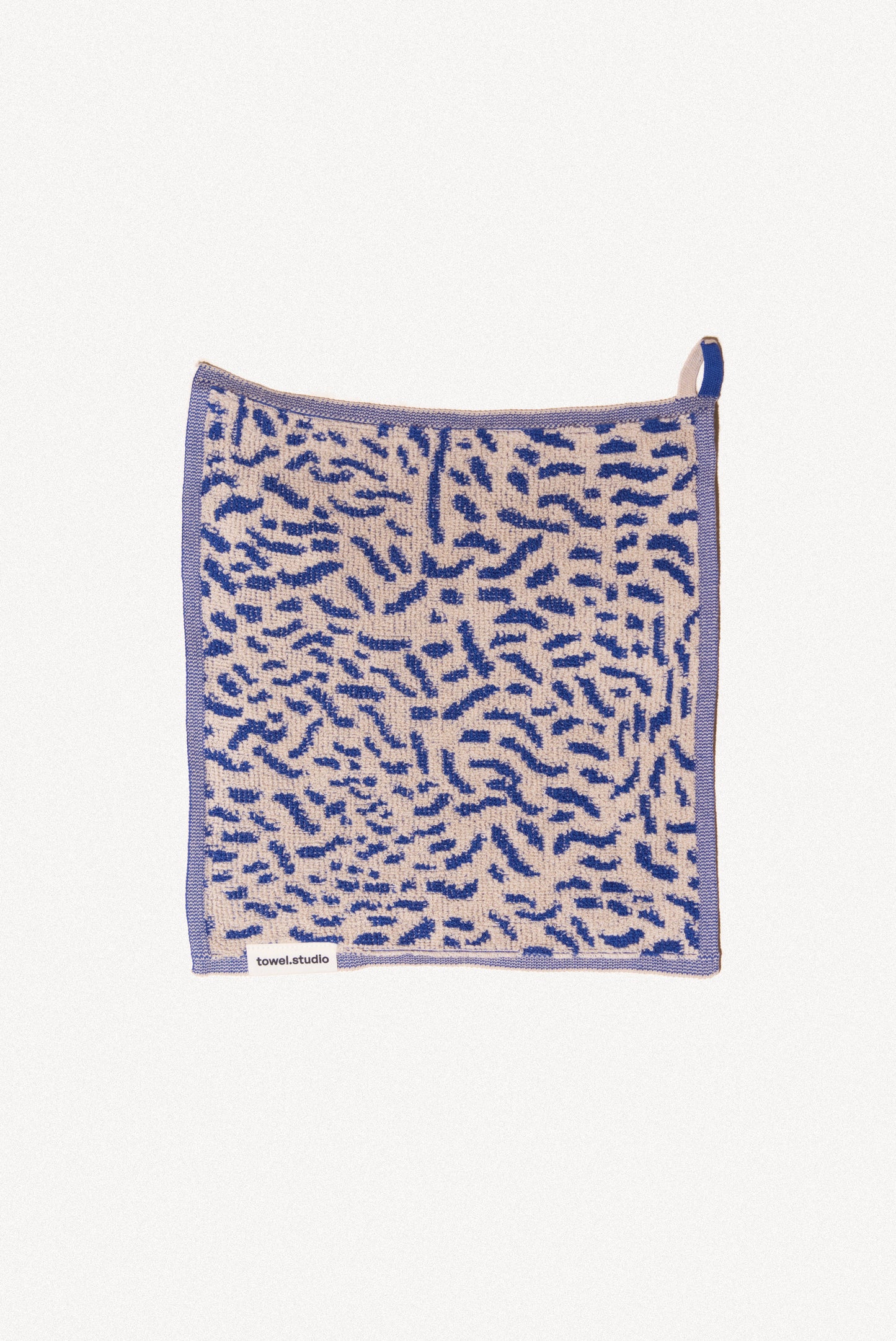 Worm Wash Cloth | Electric Blue